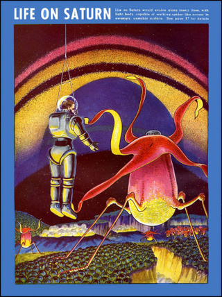 Illustration for article titled Alien life in our solar system, according to pulp-art legend Frank R. Paul